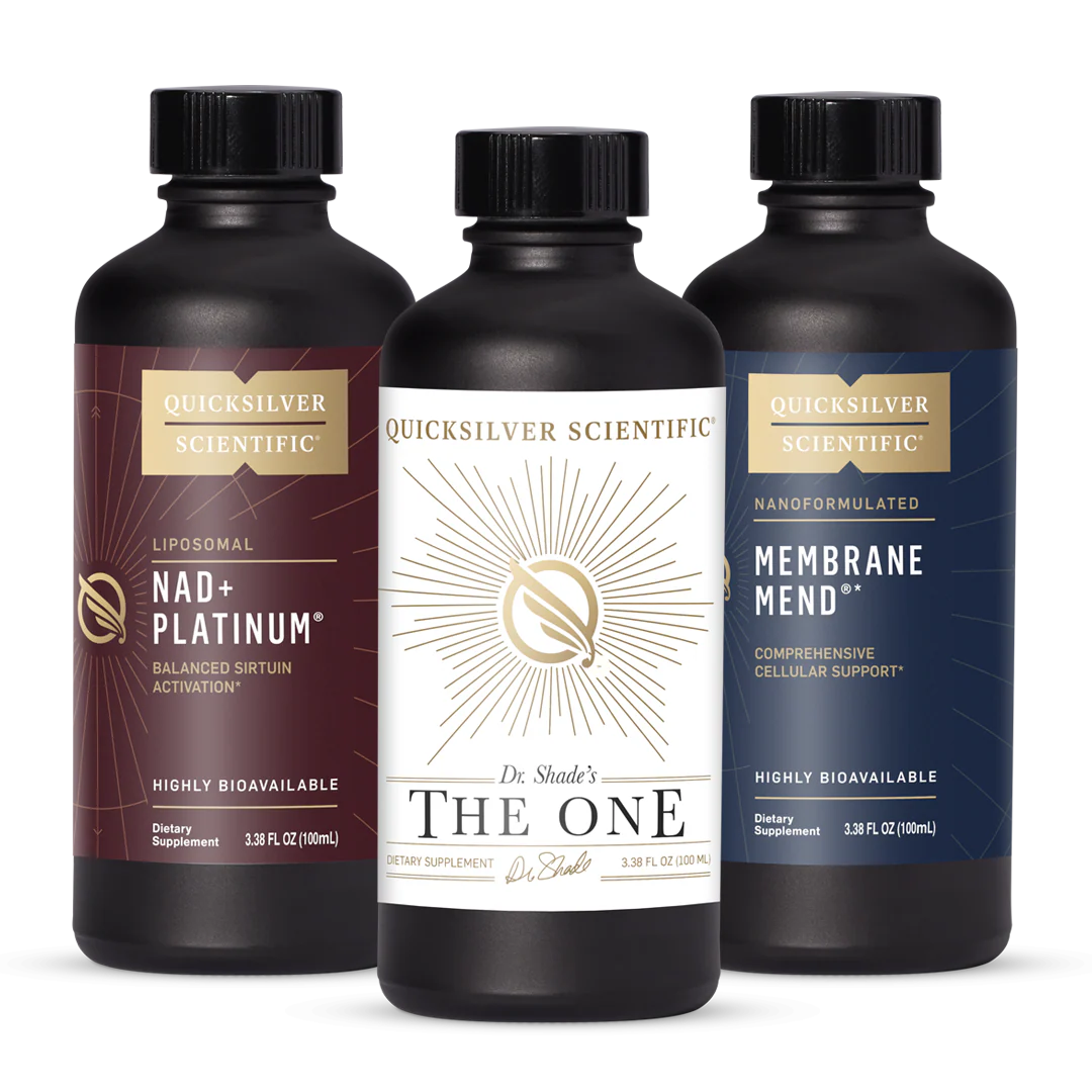 QUICKSILVER Biohacker Bundle — targeted supplement system for performance, energy, and longevity support