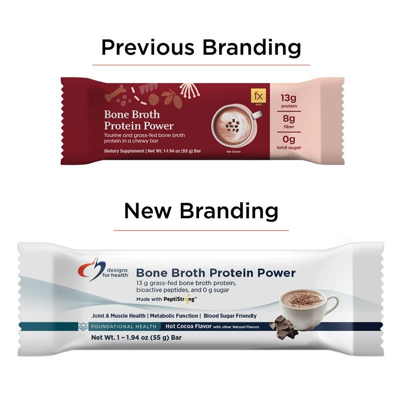 Designs for health Bone Broth Protein Power (Previously Fx Bar)