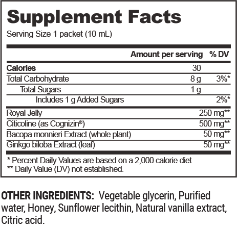 Liposomal Brain Health 10 Packets