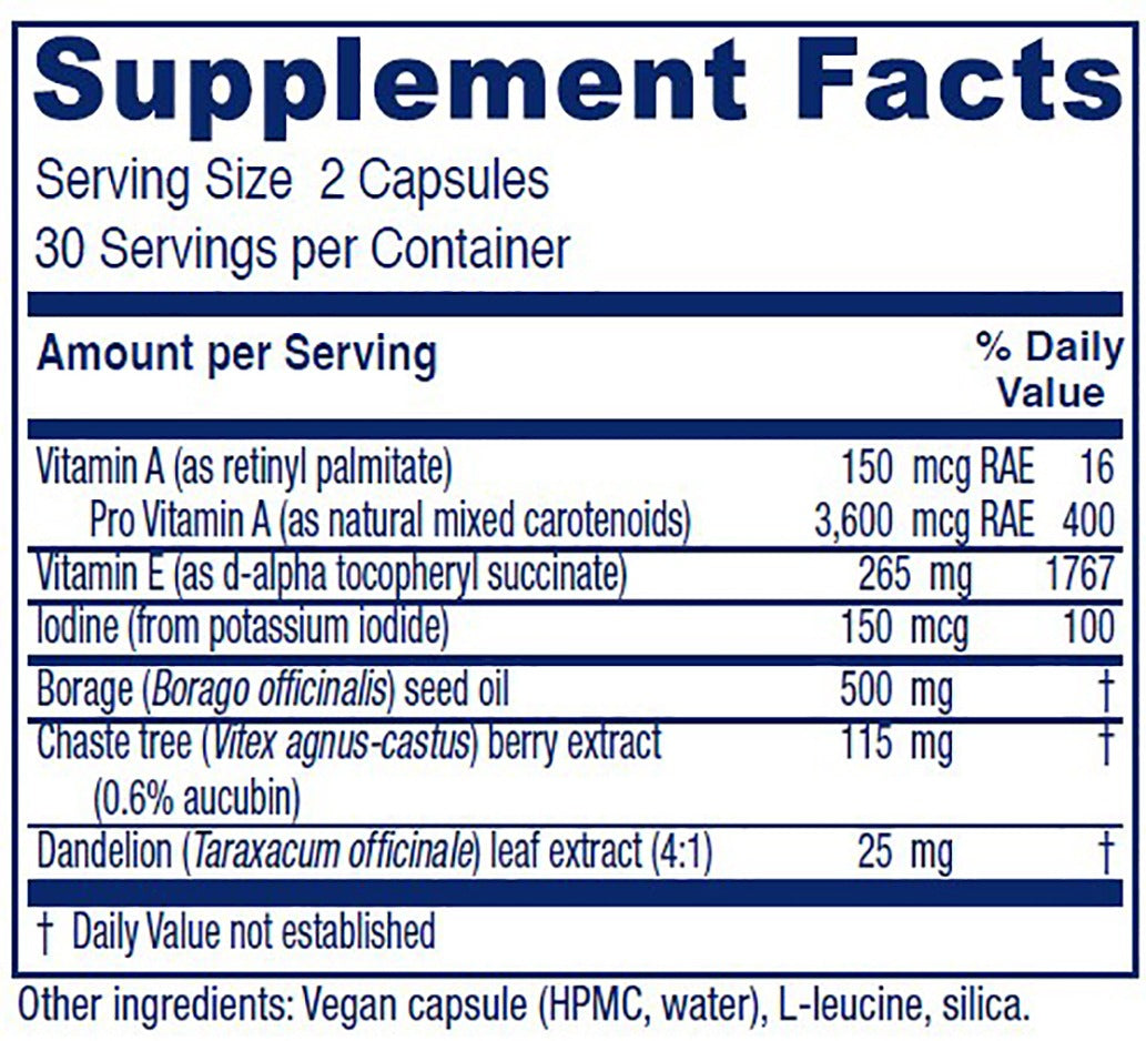 Breast Cycle Blend™ ~ Breast Cycle Support ~ 60 capsules