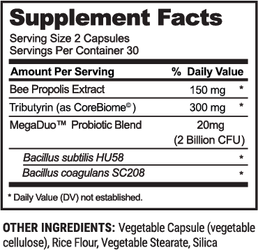 Propolis Complete Gut Health 60 Capsules