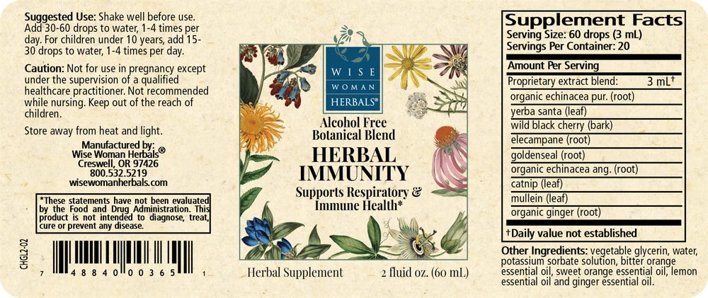 Herbal Immunity (Formerly Immune Glycerite)