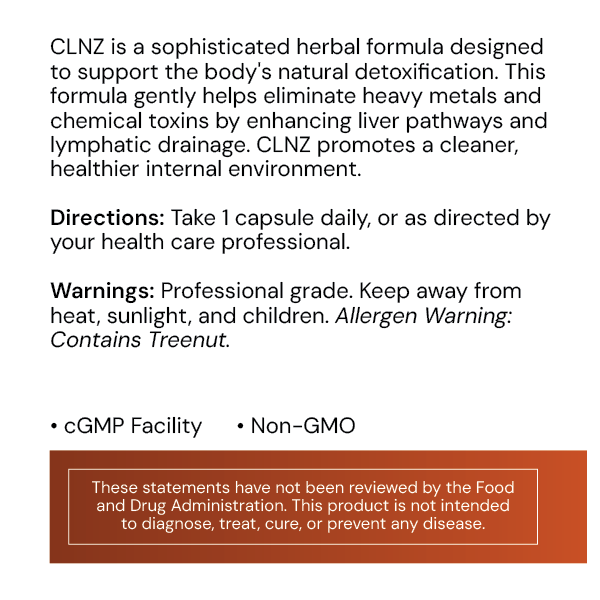 Systemic Formulas - CLNZ Chelator