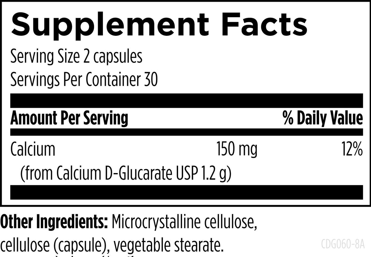 Designs for health Calcium D-Glucarate