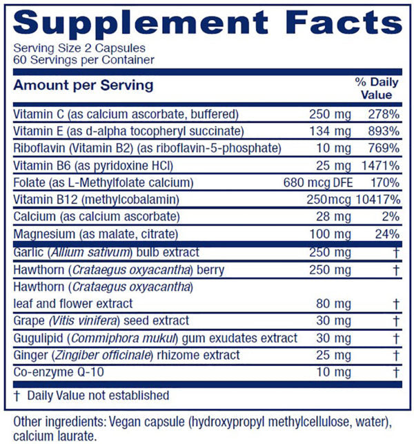 CardioBlend™ ~ Cardiovascular Support ~ 120 capsules