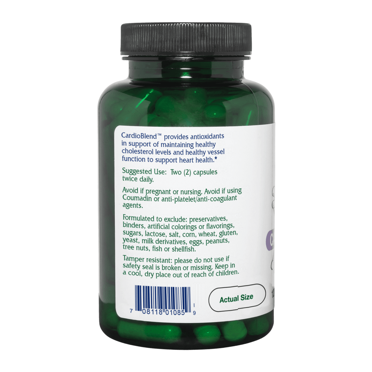CardioBlend™ ~ Cardiovascular Support ~ 120 capsules