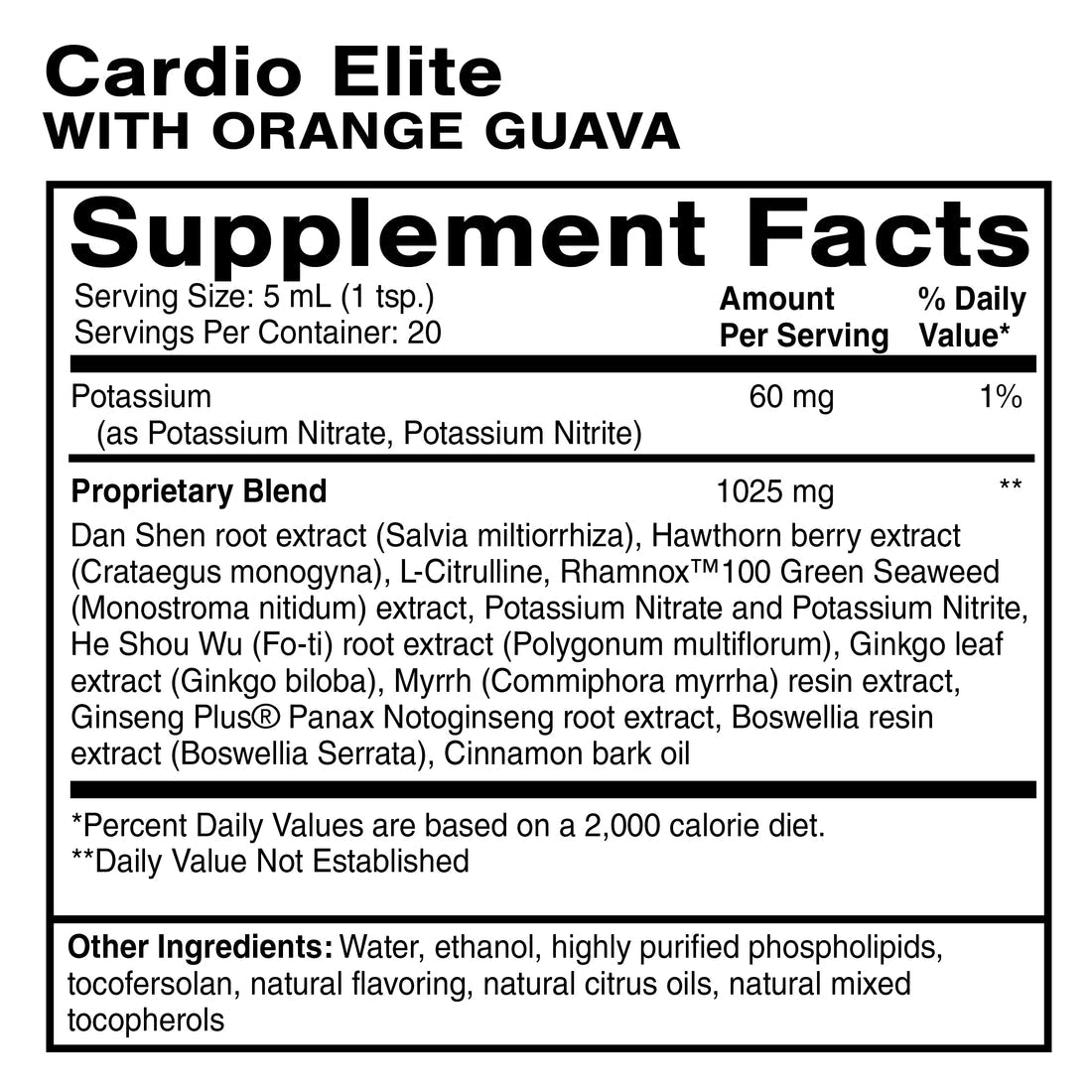 QUICKSILVER  Cardio Elite 3.38 fl oz