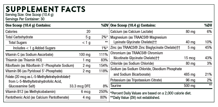 THORNE Catalyte Lemon Lime NSF
