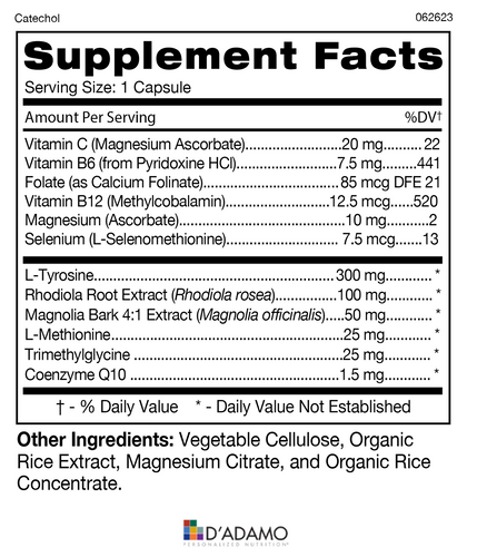 D’Adamo Personalized Nutrition® - Catechol