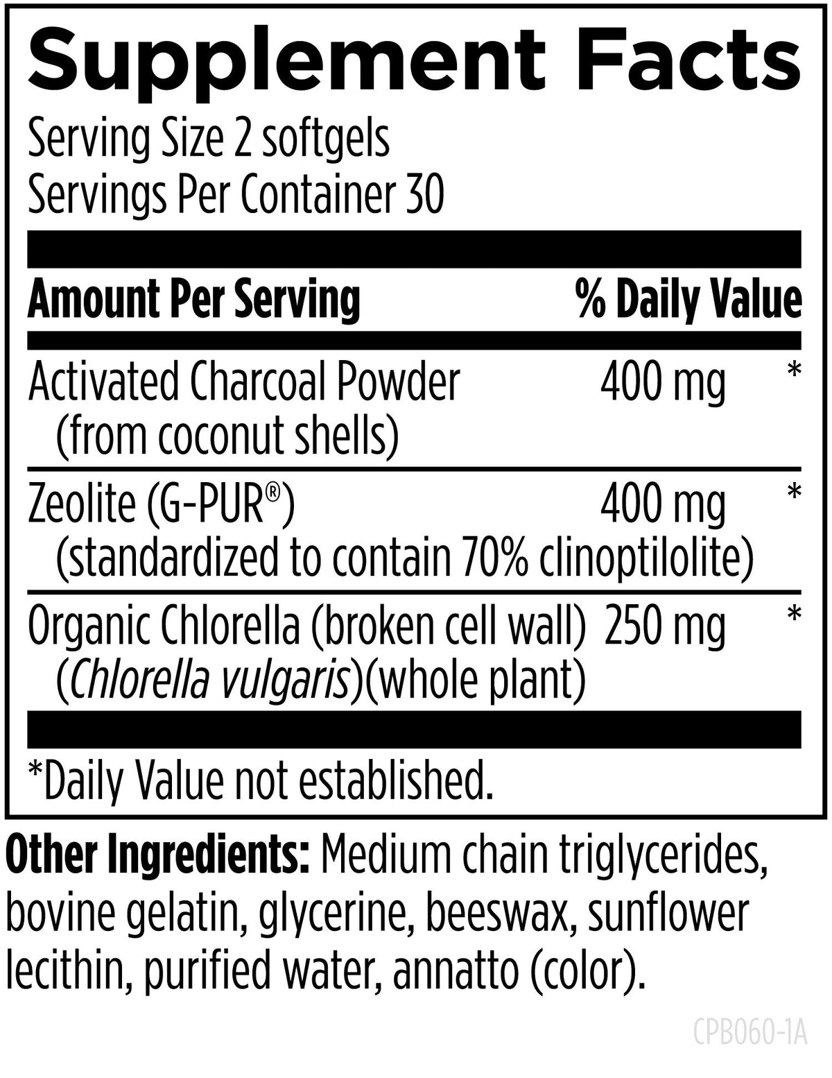 Designs for health Charcoal Plus Binder