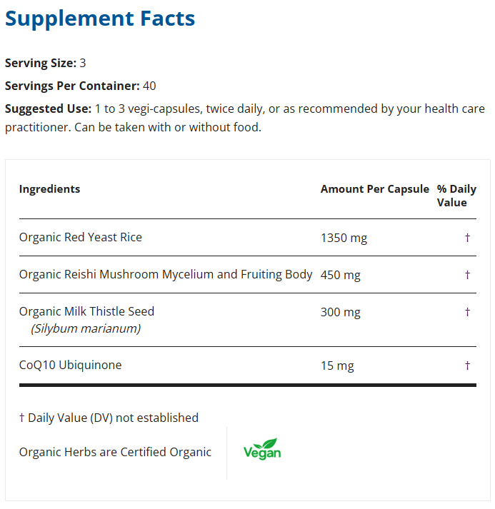 Restorative Formulations - Cholesterol Care 120 Capsules