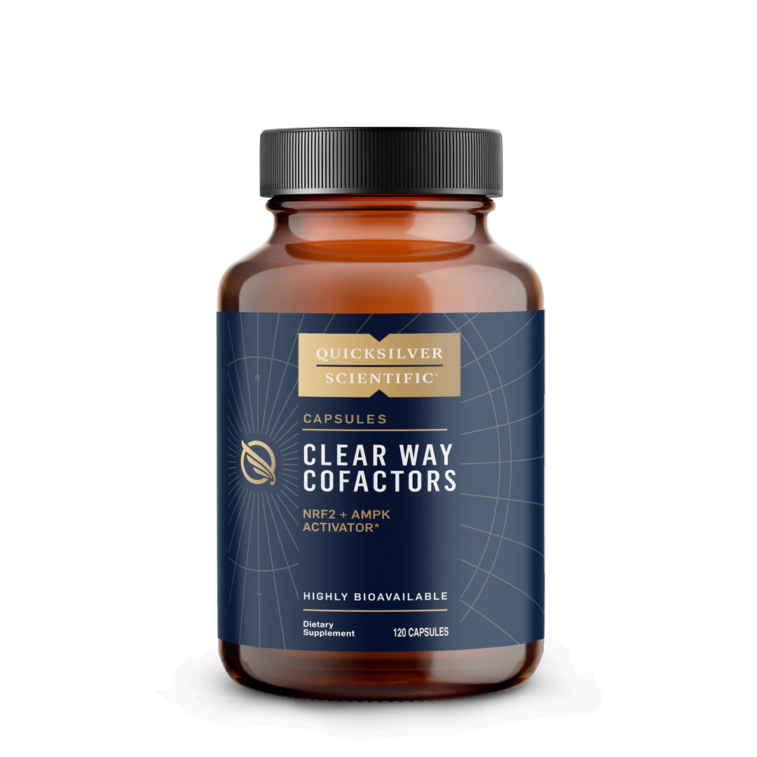 QUICKSILVER Clear Way Cofactors® 120 Capsules — supports liver detoxification and metabolic balance