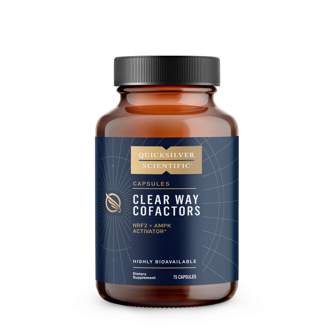 QUICKSILVER Clear Way Cofactors® 75 Capsules — supports liver detoxification and toxin clearance