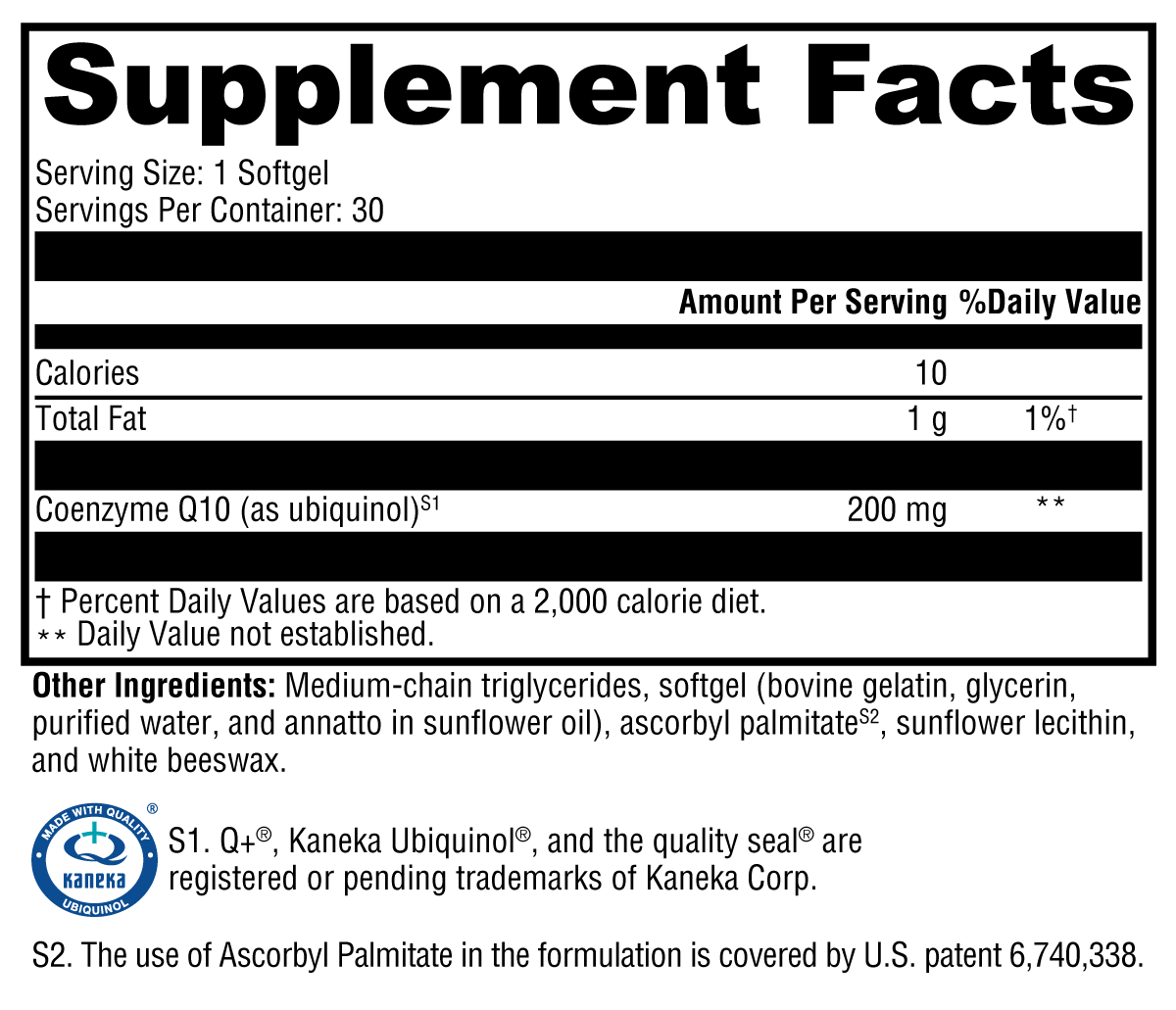 XYMOGEN CoQmax™ Ubiquinol 200 mg 30 Softgels