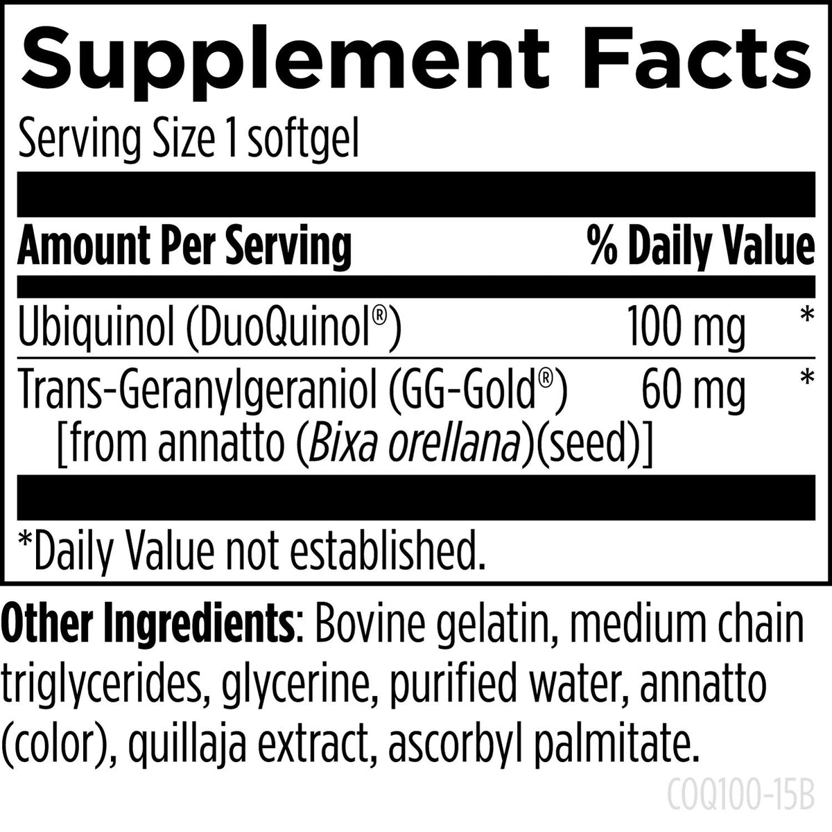Designs for health CoQnol™ 100