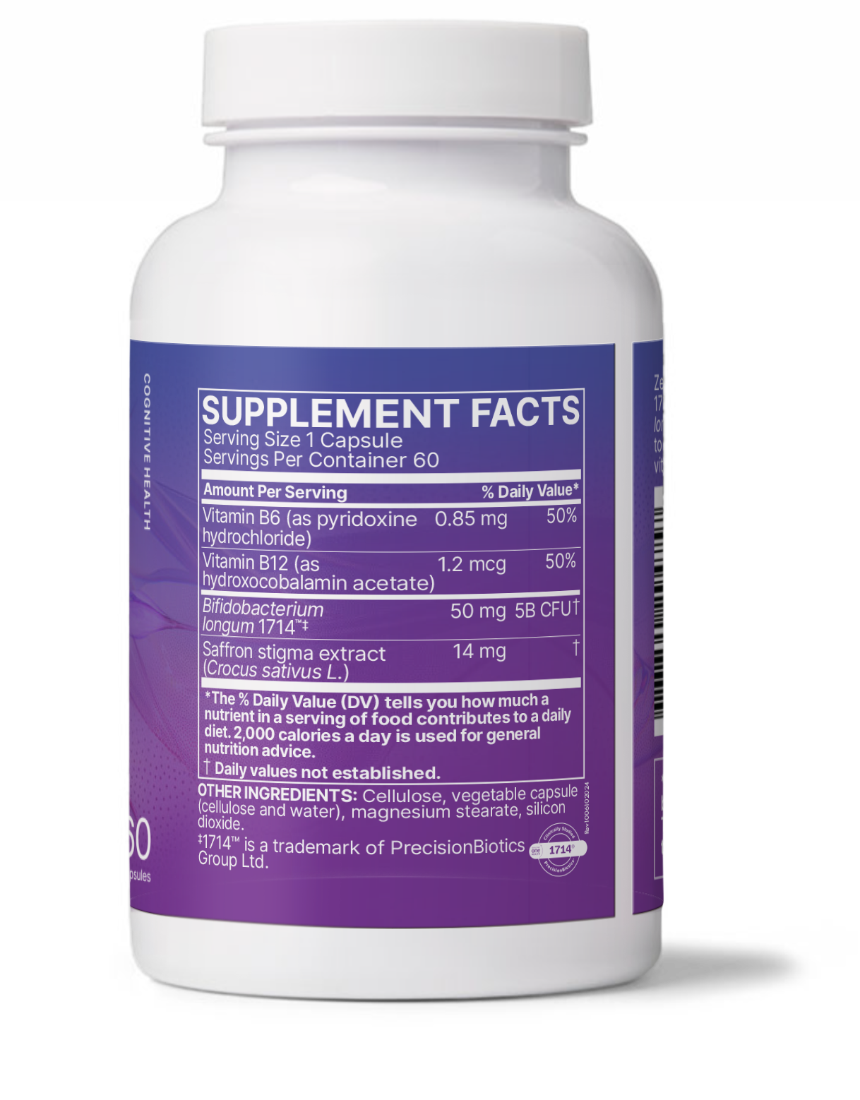 Microbiome Labs Zenbiome Cope bottle showing branding and size