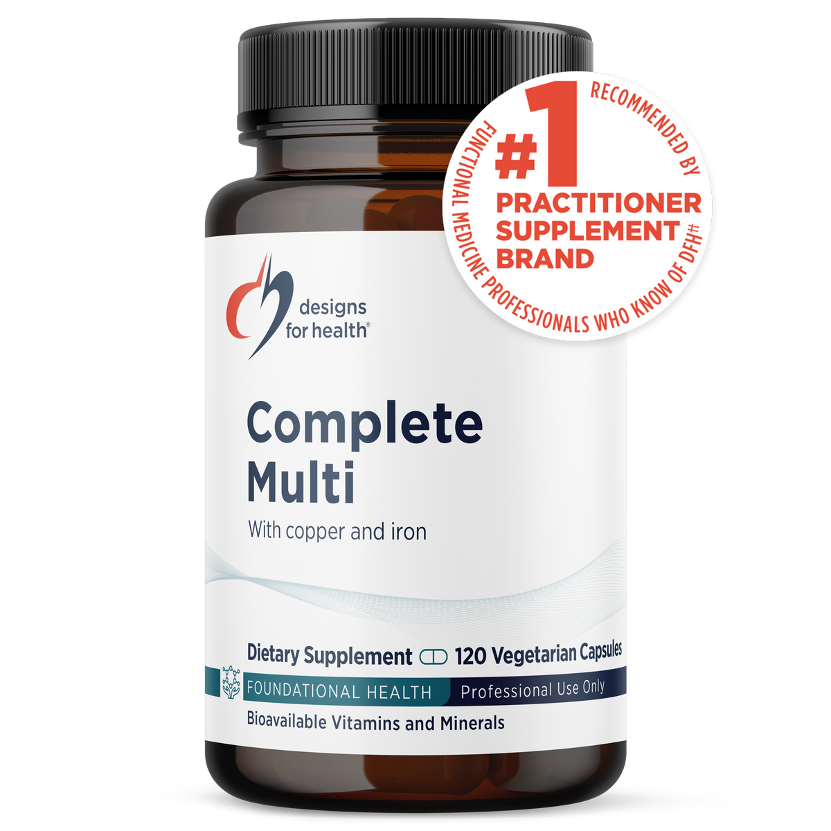 Designs for health Complete Multi™ with Copper + Iron