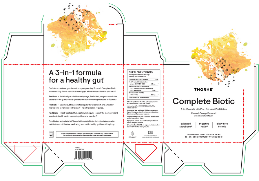 THORNE Complete Biotic Stick Packs