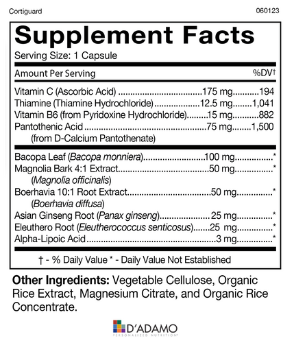 D’Adamo Personalized Nutrition® - Cortiguard
