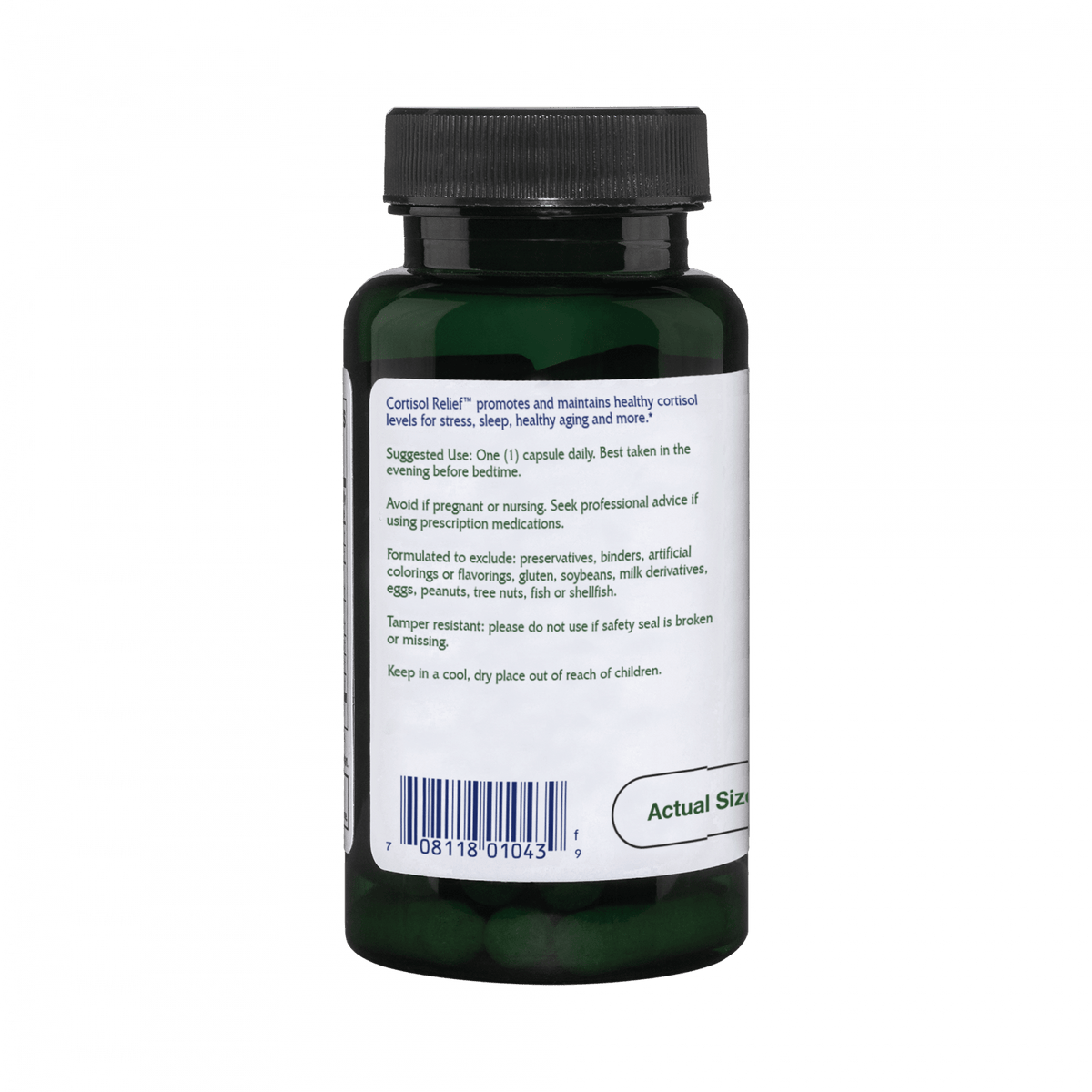 Cortisol Relief™ ~ Stress Management ~ 60 capsules