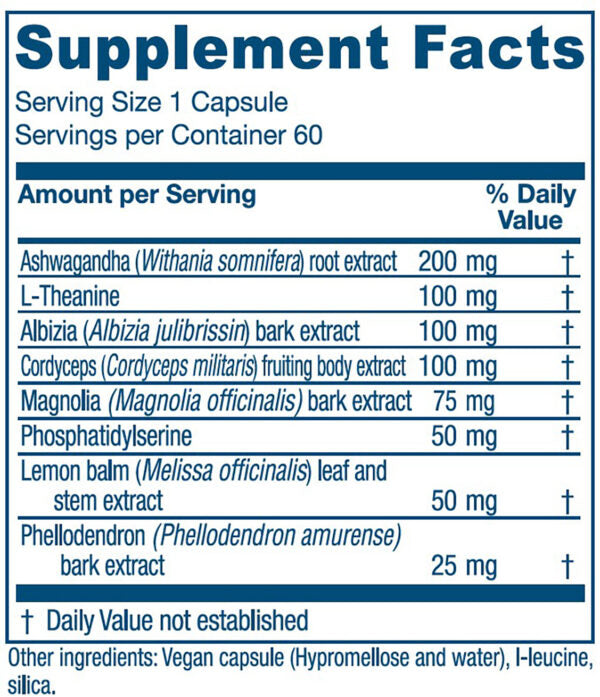 Cortisol Relief™ ~ Stress Management ~ 60 capsules