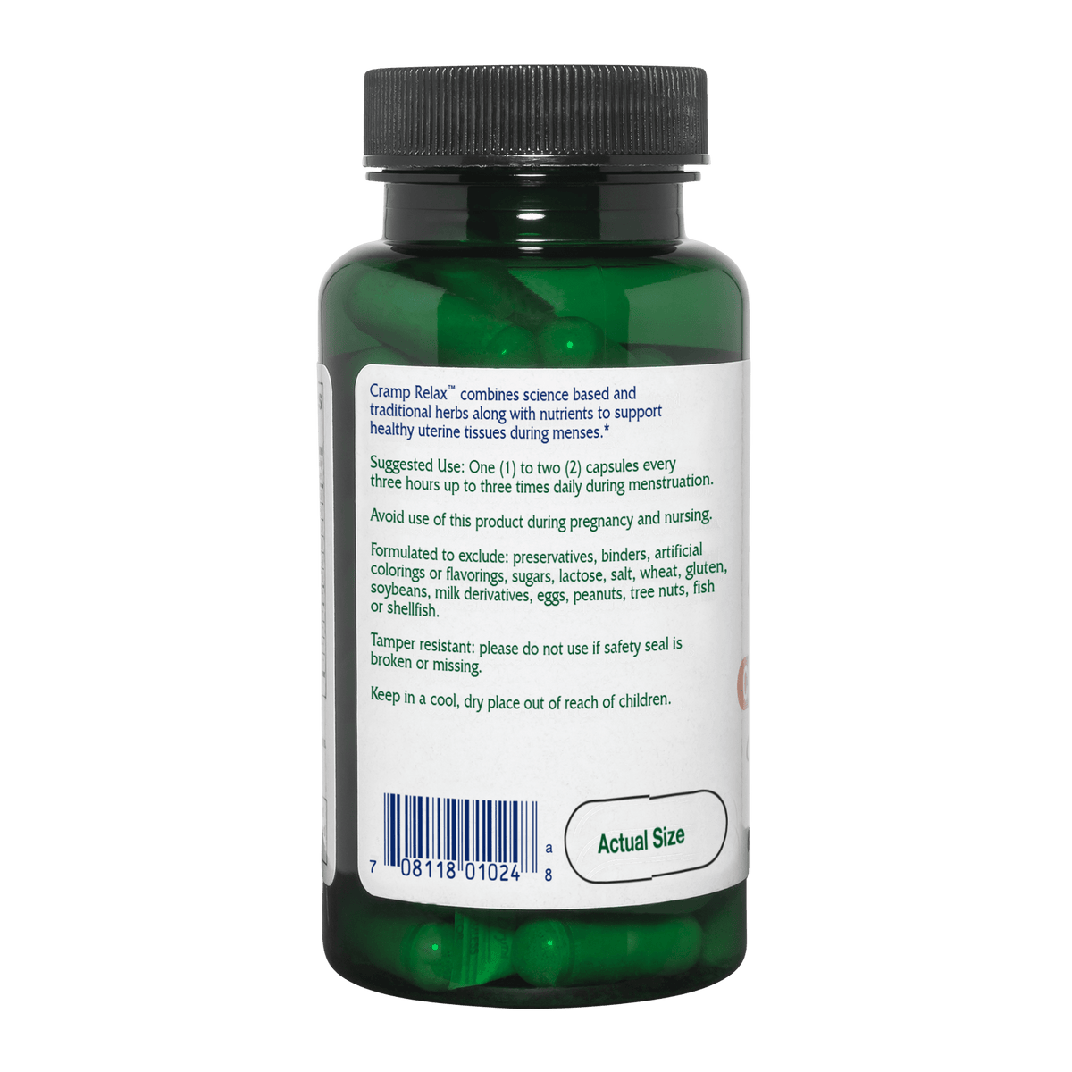 Cramp Relax™ ~ Menstrual Support - 15 Capsules