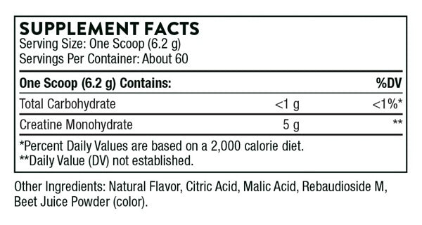 THORNE Creatine (Strawberry Flavored)