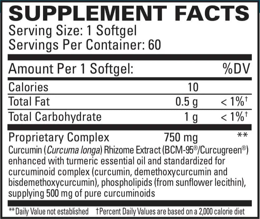 EuroMedica CuraPro® (750 mg Curcumin Complex)