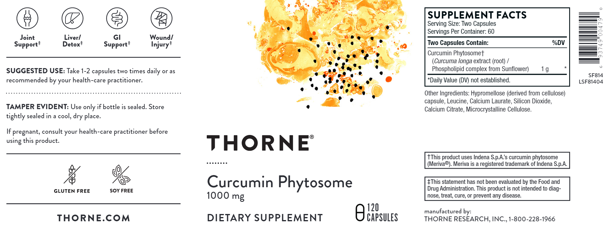 THORNE Curcumin Phytosome Meriva