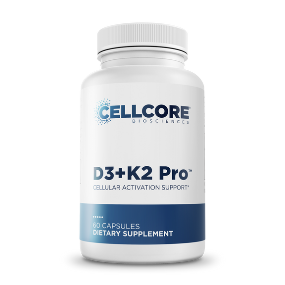 CellCore Biosciences D3/K2 Pro — supports bone health and cardiovascular function