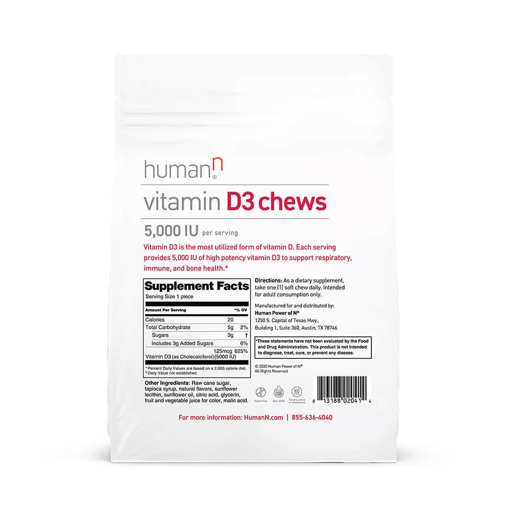 HUMANN Vitamin D3 Chew Mixed Berry 30 Chews
