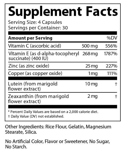 Doctor's Advantage Macular Shield Plus Complete Multivitamin 120 Capsules