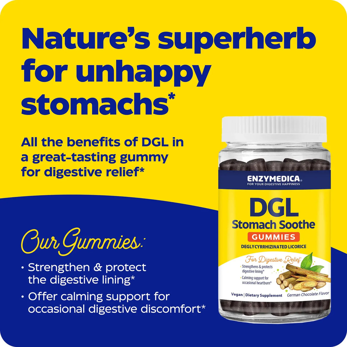 Enzyme Science DGL Stomach Soothe Gummies