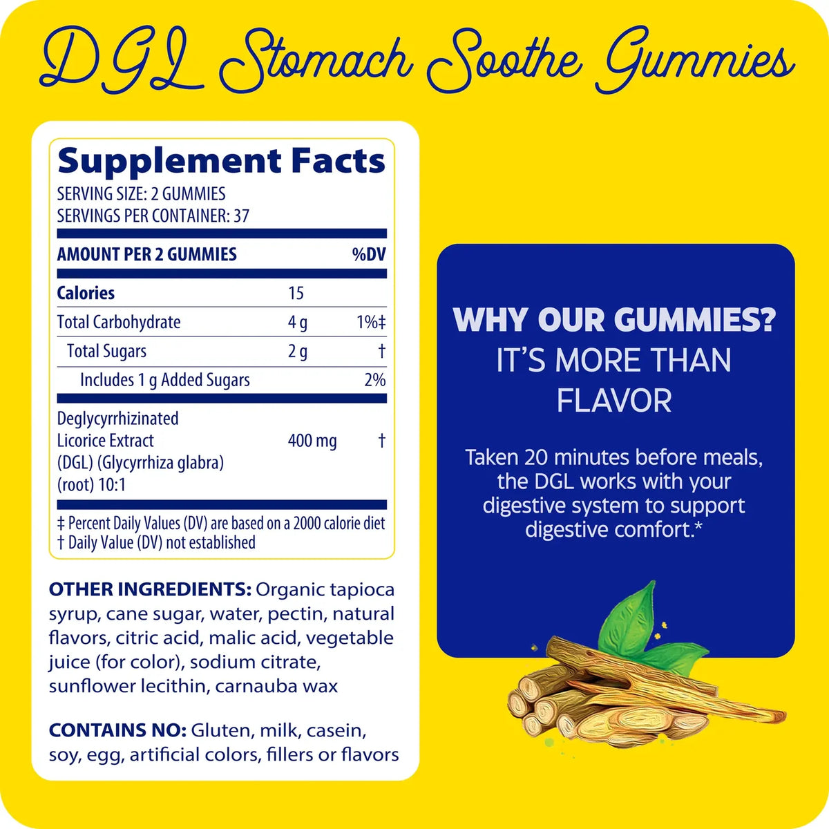 Enzyme Science DGL Stomach Soothe Gummies