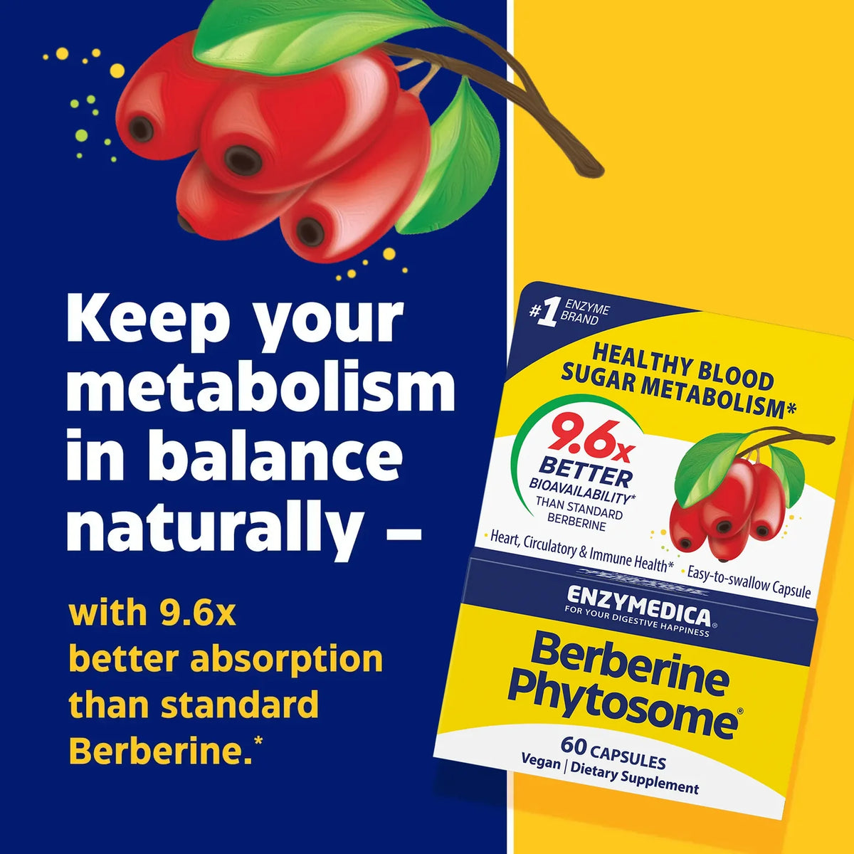 Enzyme Science Berberine Phytosome®