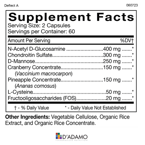 D’Adamo Personalized Nutrition® - Deflect - Lectin Blocker (Blood Type A)