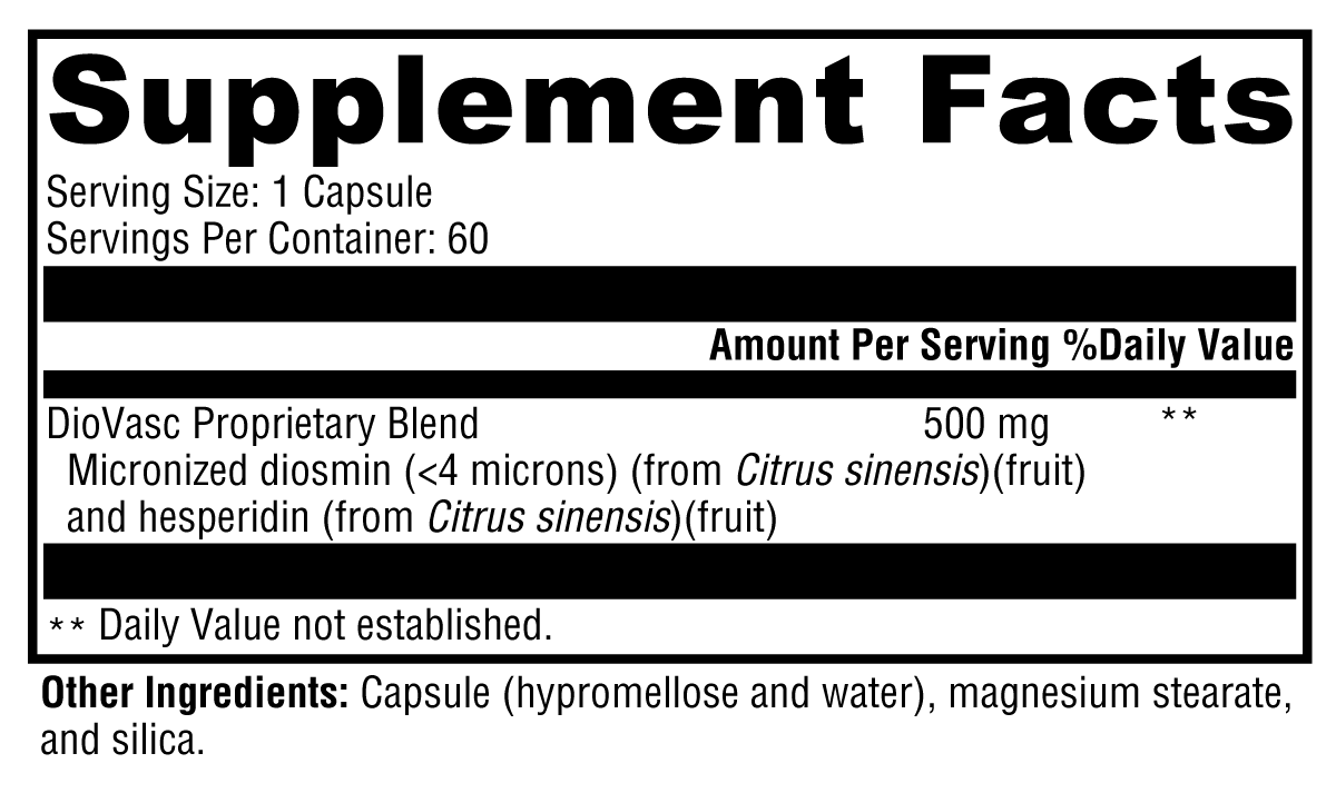 XYMOGEN DioVasc™ 60 Capsules