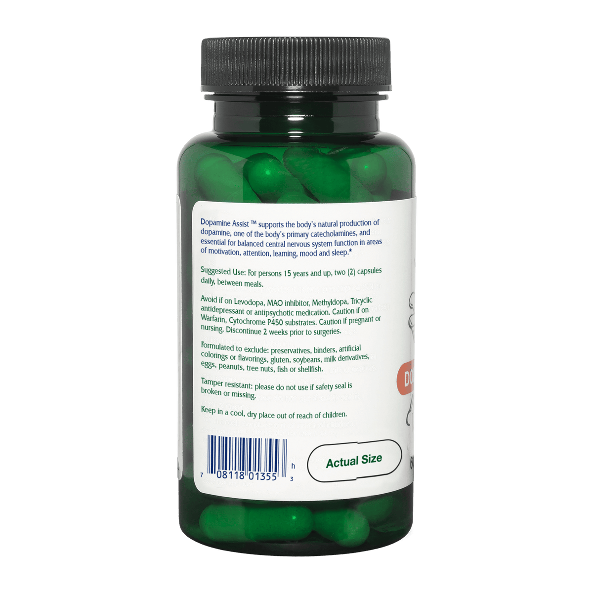 Dopamine Assist™ ~ Neurotransmitter Mood Support ~ 60 capsules