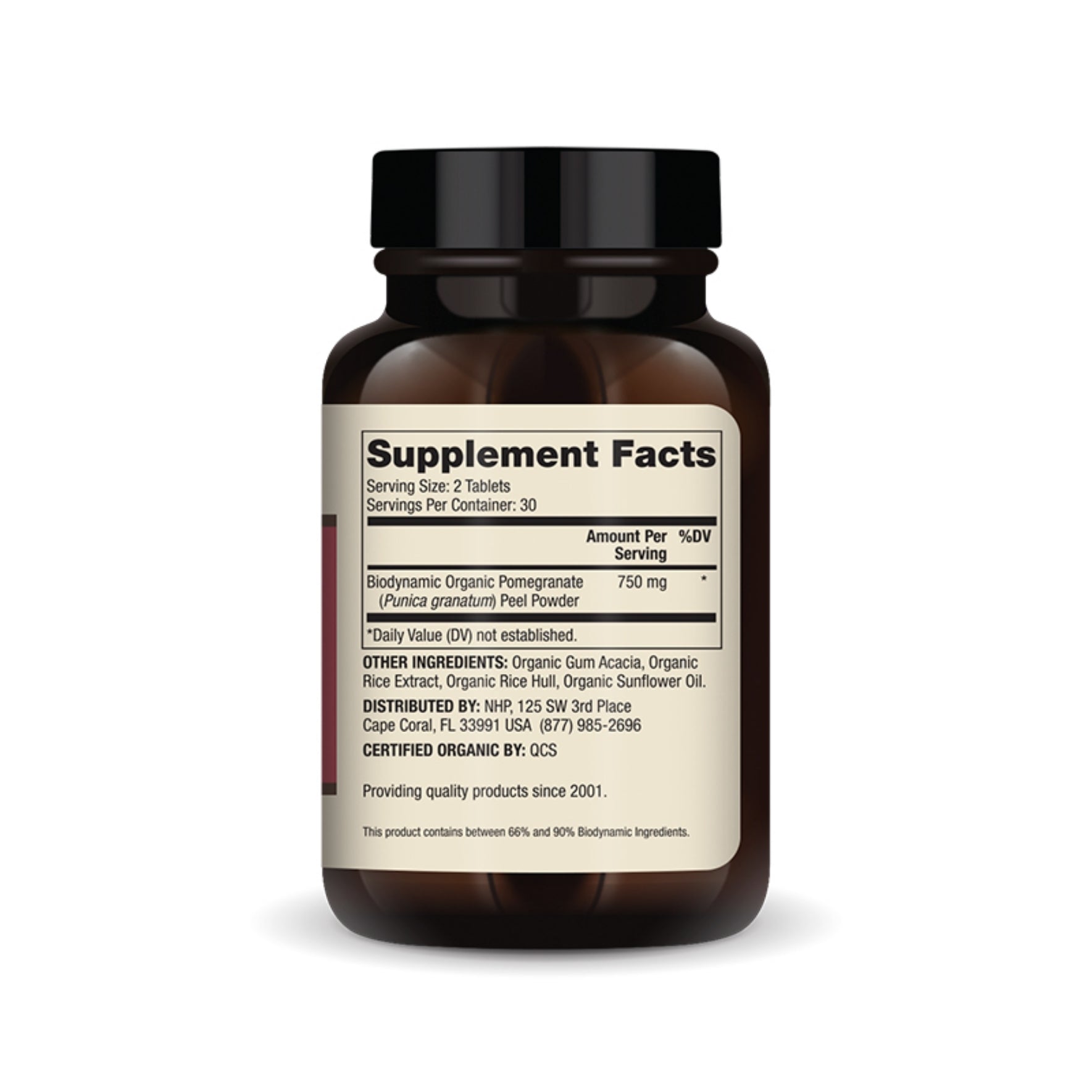 Dr. Mercola Biodynamic® Organic Pomegranate Peel