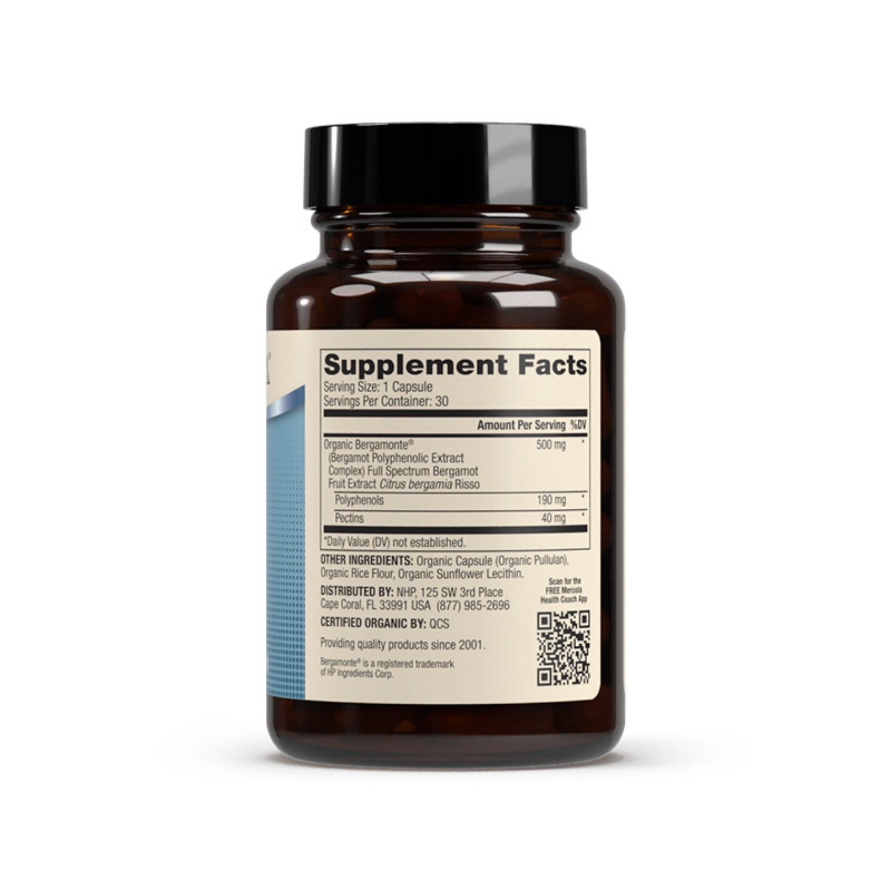 Dr. Mercola Biothin® Organic Bergamot 500 mg