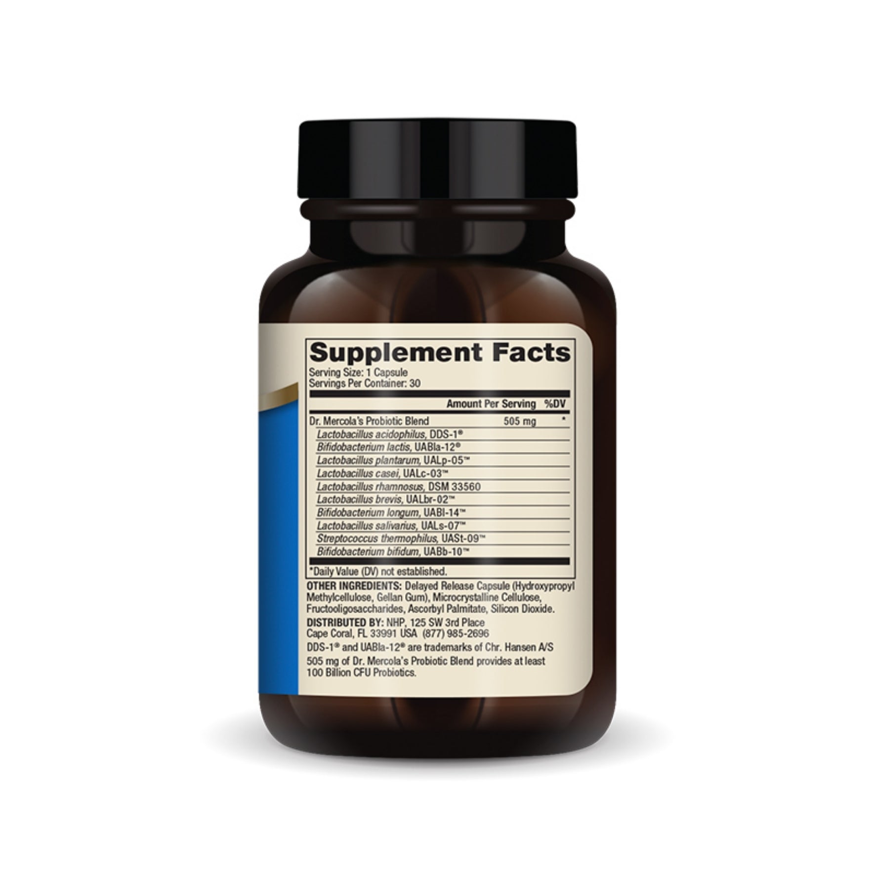 Dr. Mercola Complete Probiotics 100 B CFU