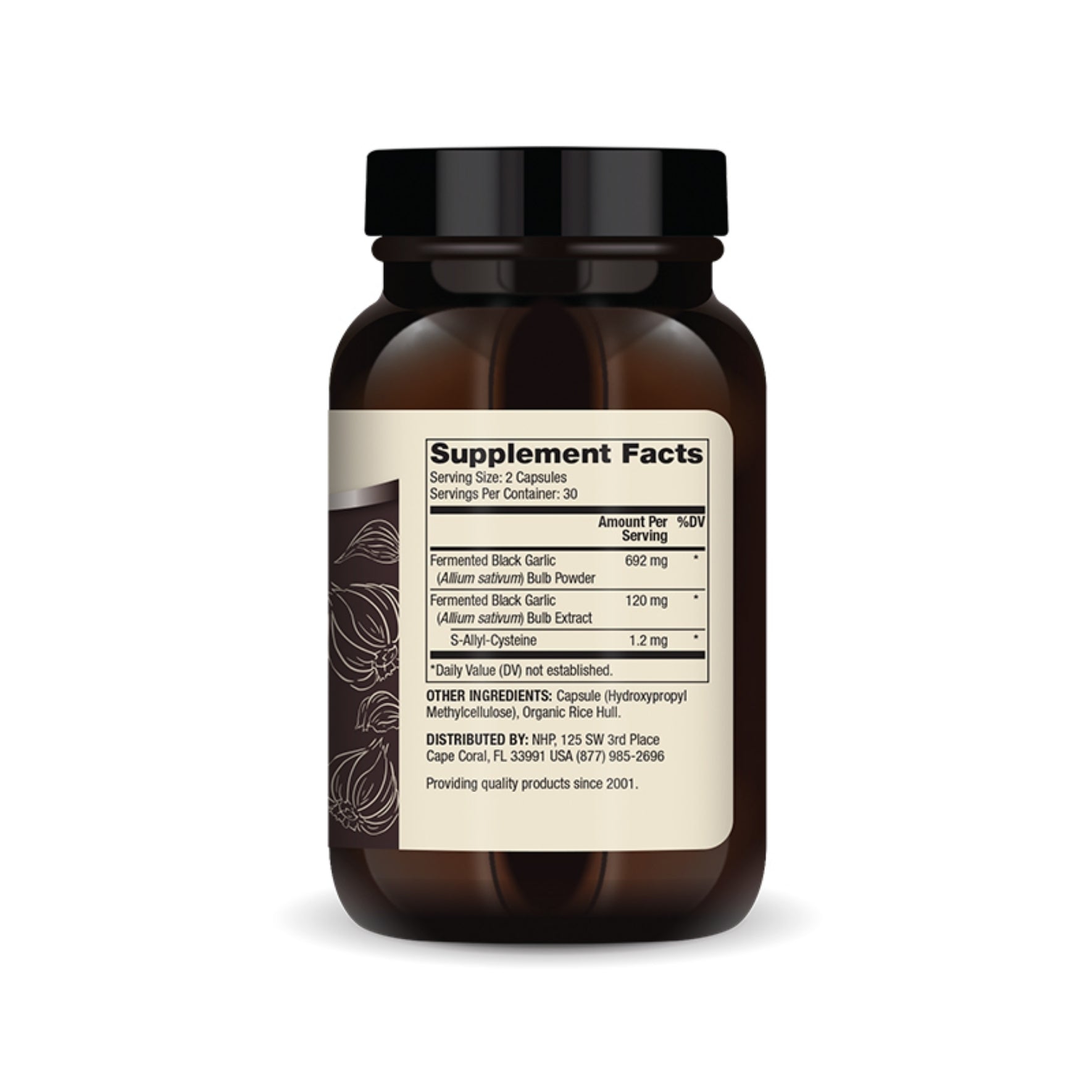 Dr. Mercola Fermented Black Garlic 800 mg