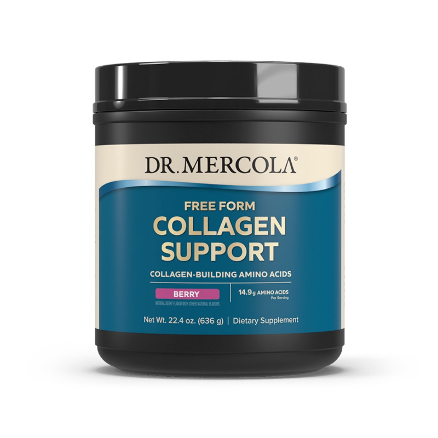 Dr. Mercola Free Form Collagen Support - Berry 22 oz.