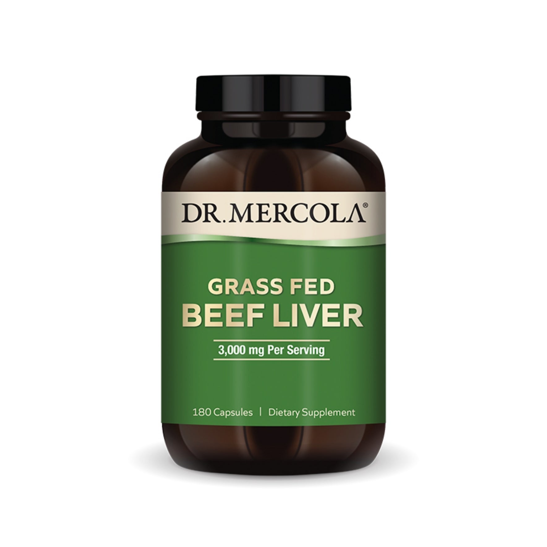 Dr. Mercola Grass Fed Beef Liver 3000 mg