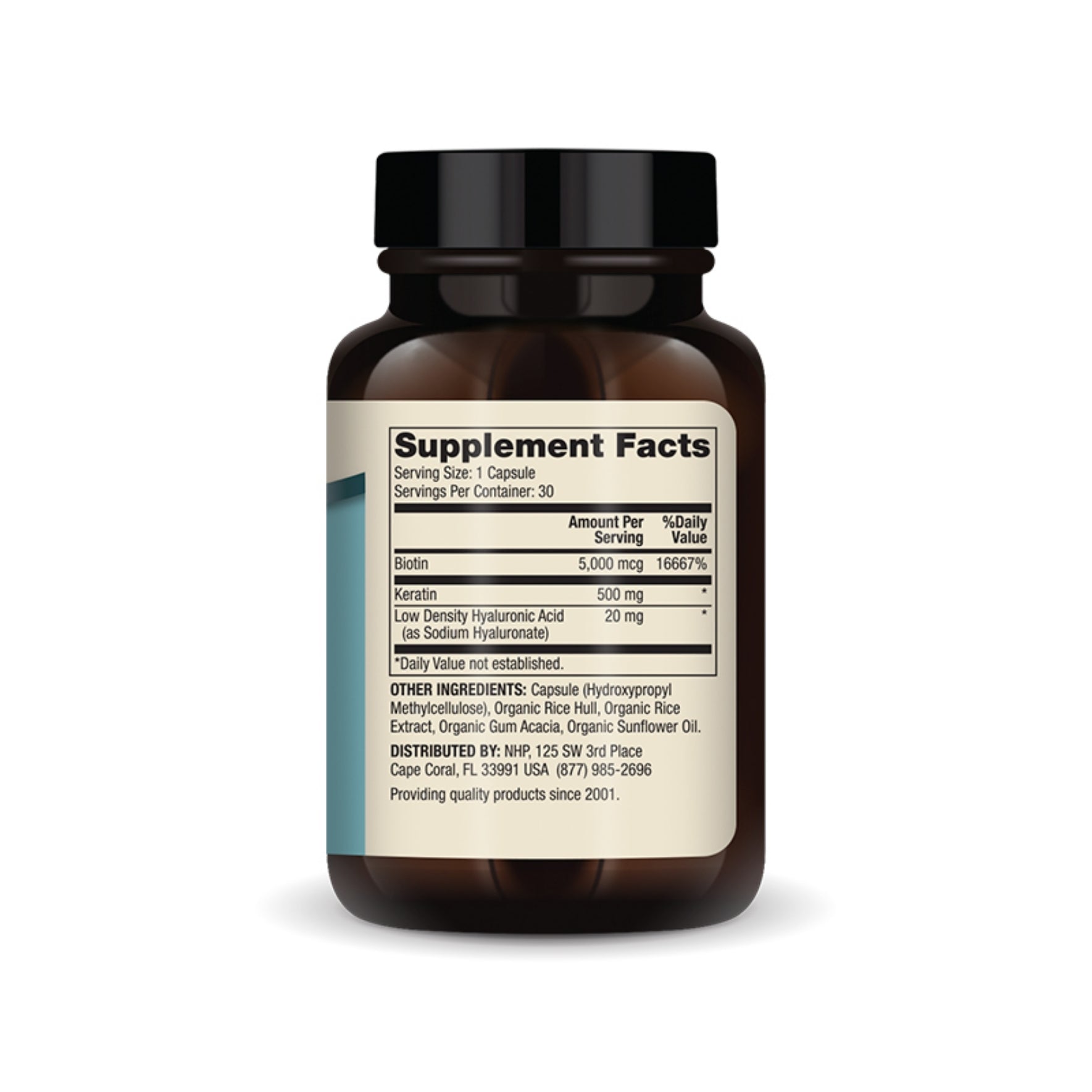Dr. Mercola Hair, Skin and Nails (Biotin, Keratin & Hyaluronic Acid)