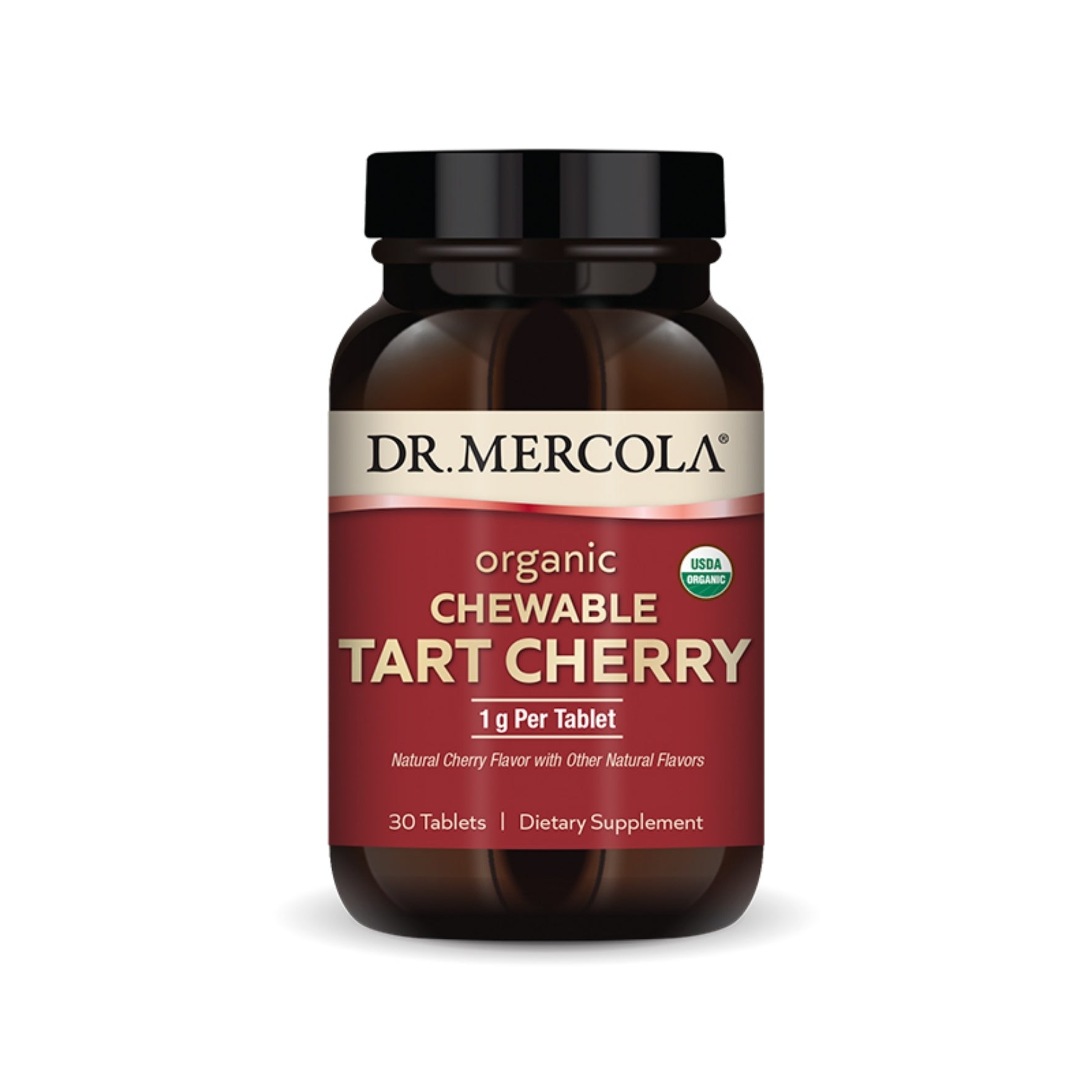 Dr. Mercola Organic Chewable Tart Cherry 1 g.