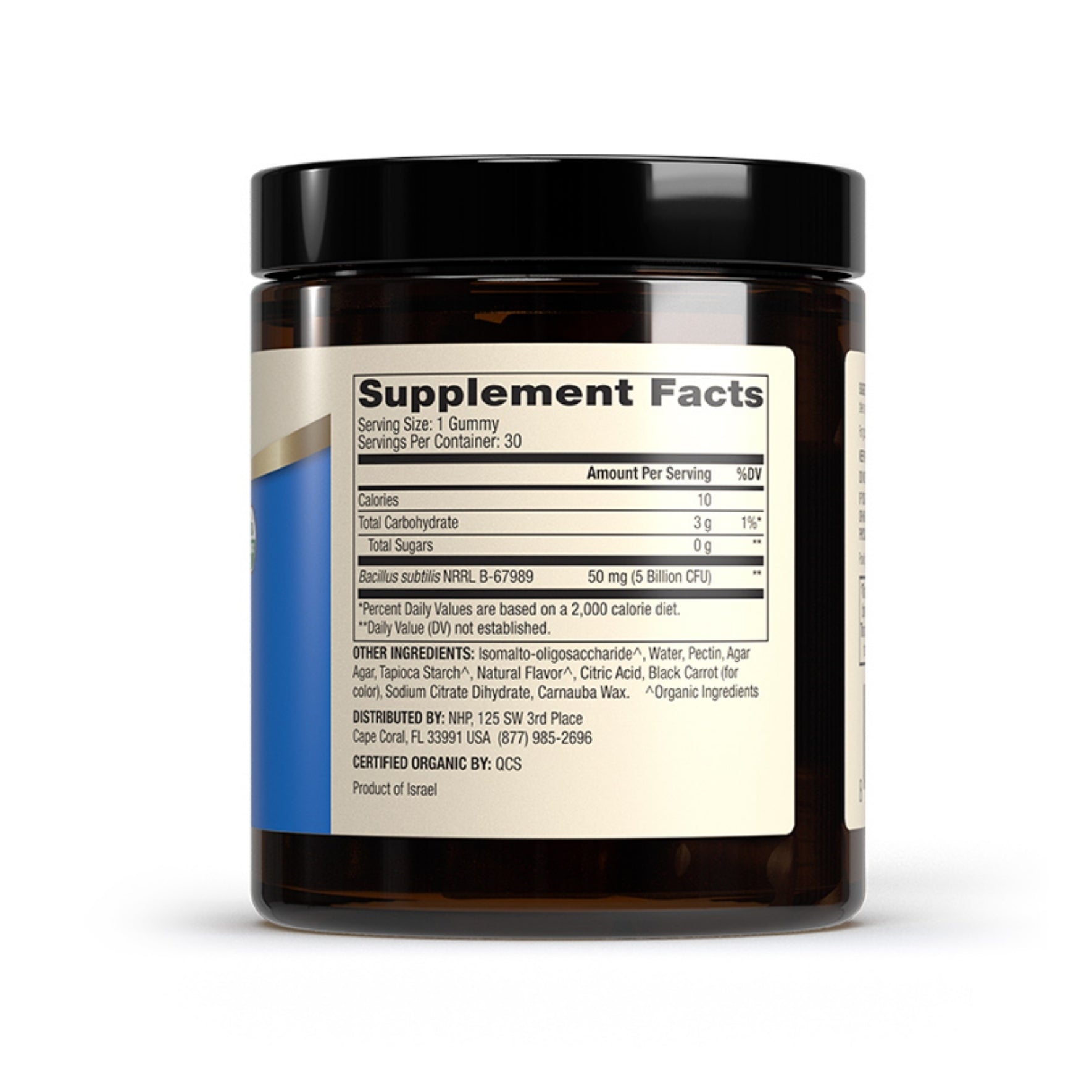 Dr. Mercola Organic Complete Probiotics Gummies - Cherry 5 B CFU