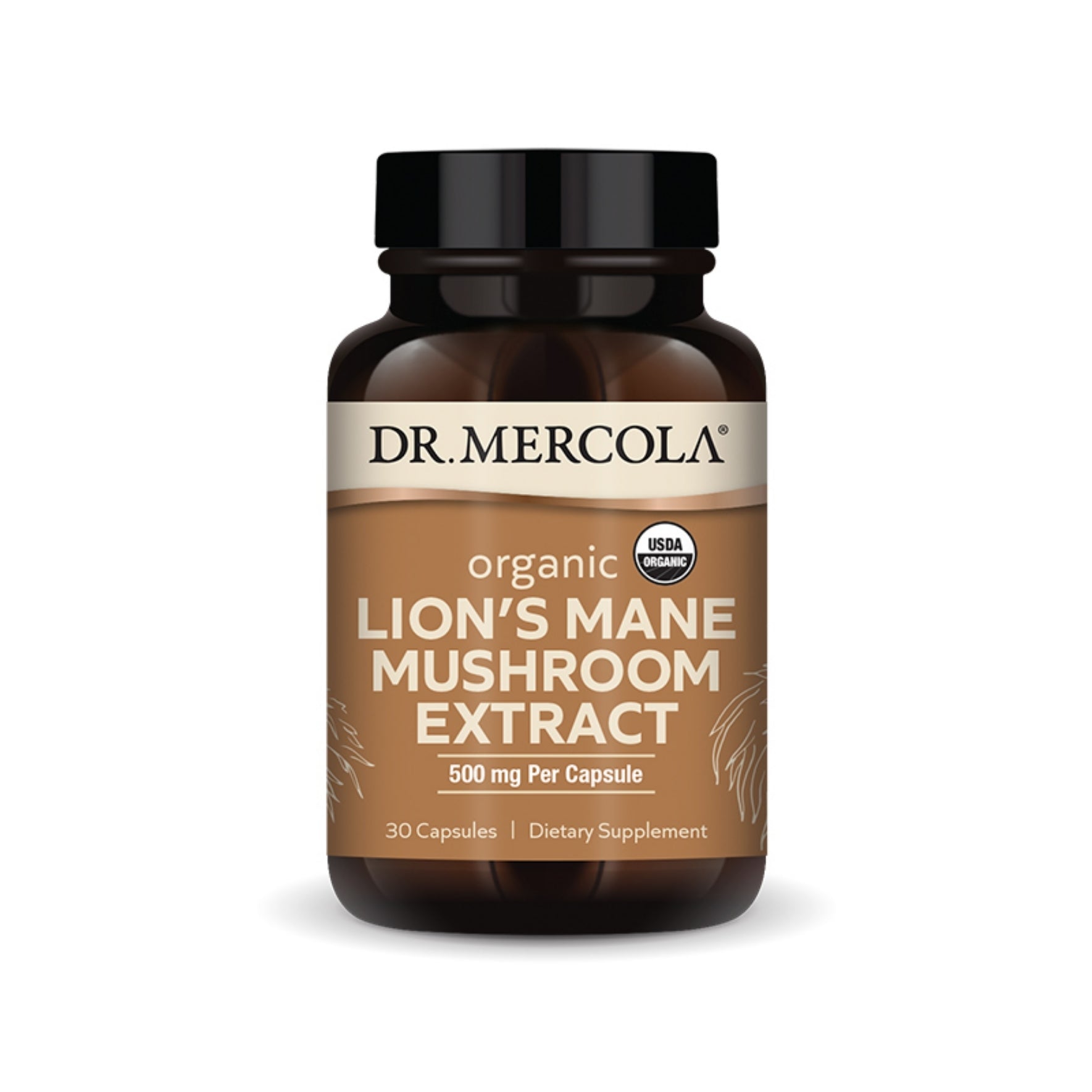 Dr. Mercola Organic Lion's Mane Mushroom Extract 500 mg