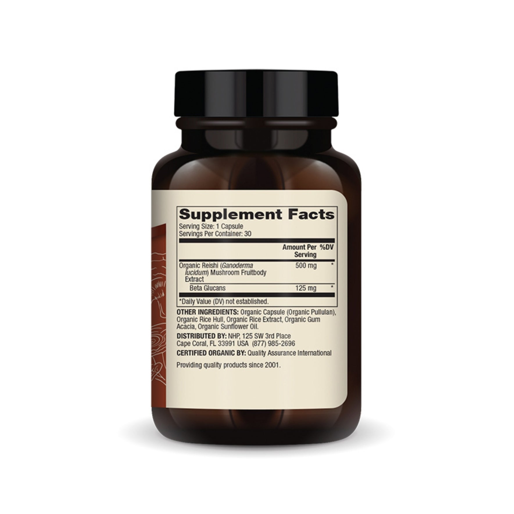 Dr. Mercola Organic Reishi Mushroom Extract 500 mg