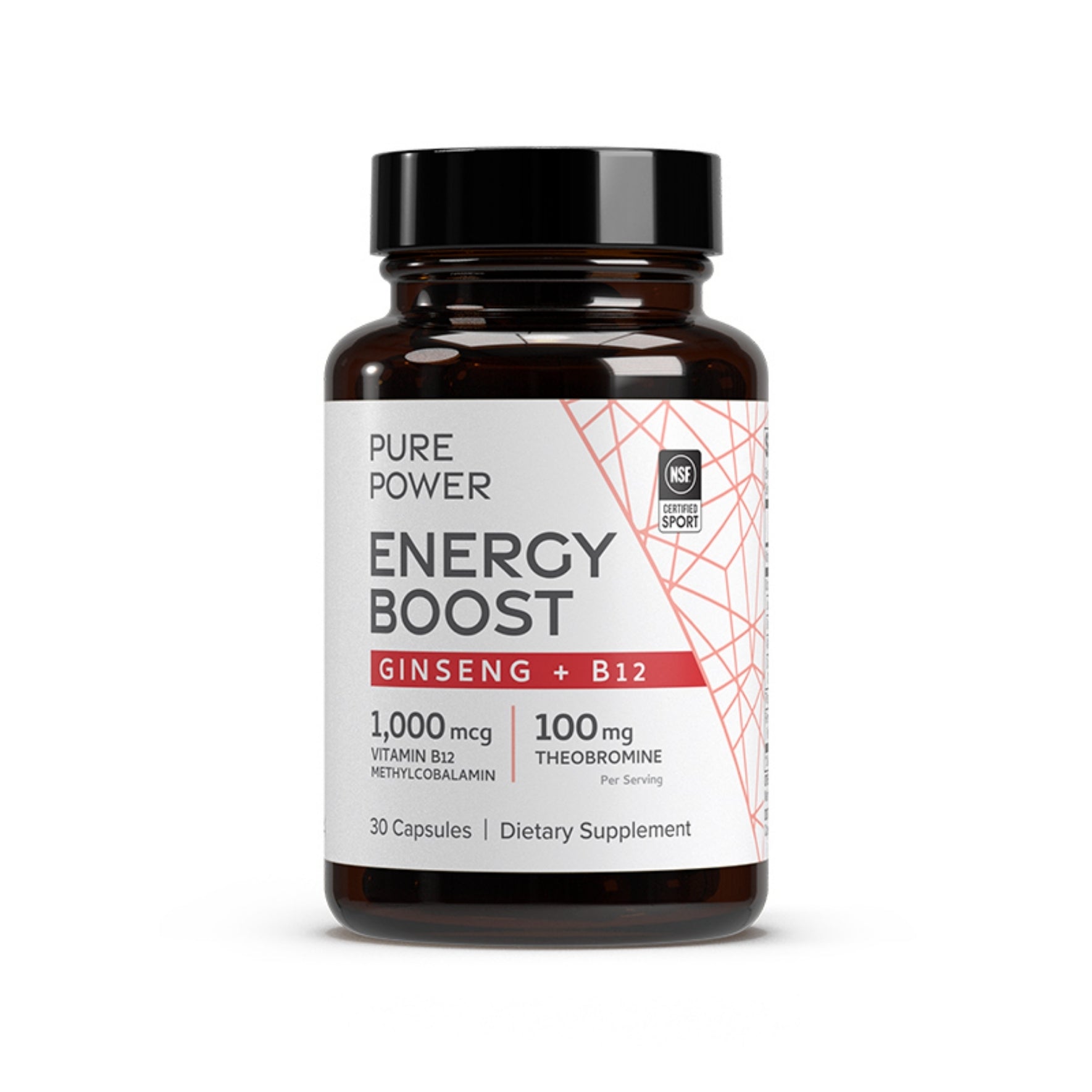 Dr. Mercola Pure Power Energy Boost with Ginseng + B12